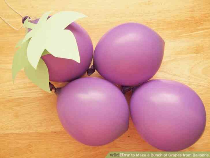 Image intitulée Faire une Grappe de Raisin à partir de Ballons à l